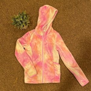 Micro fleece zip up hoodie girls size 10-12
